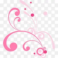 粉色花纹
