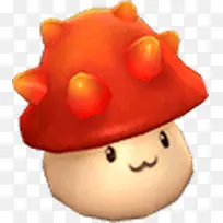 红顶卡通蘑菇