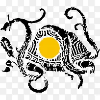 水墨神兽