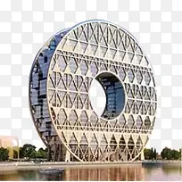 杭州圆形特色建筑PNG图片