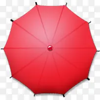 时尚文艺红色雨伞
