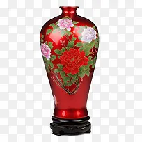 冬瓜瓶子花瓶瓷瓶彩釉