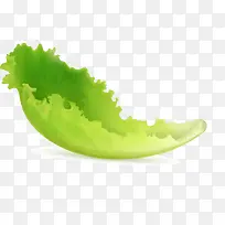 绿色简约菜叶