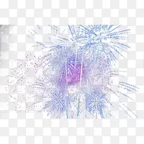 蓝色烟火