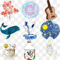 卡通物品
