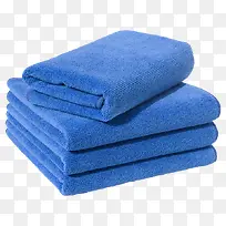 蓝色浴巾毯子