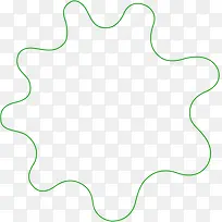 绿色线条不规则形状背景图案