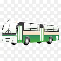 矢量加长大巴车公交车
