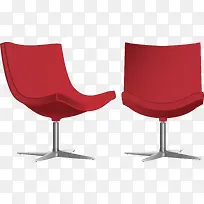 现代简约红色椅子