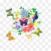 花与蝴蝶下载