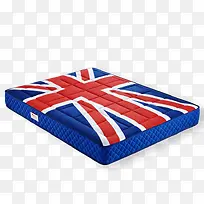 产品实物米字床垫英国国旗