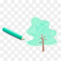 矢量卡通手绘树形信息框