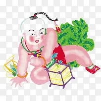 传统的剪纸图案