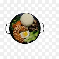 铁板鸡排饭