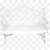 白色漂亮花纹椅子