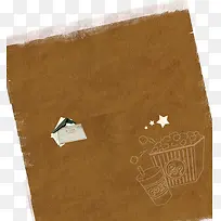 牛皮纸底纹素材
