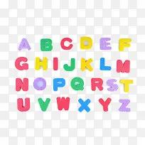 卡通立体字母图片高清免扣素材