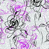 线条插画背景素材