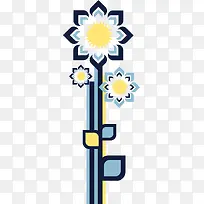 花纹艺术装饰图案矢量图