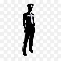 卡通人物警察警官形象