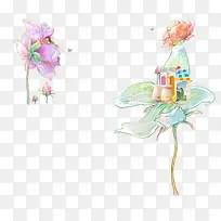 手绘花朵