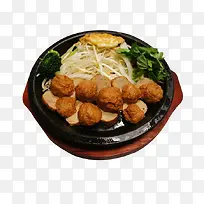 铁板南煎丸子