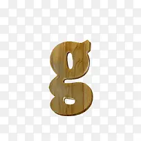 木纹字母g
