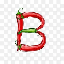 辣椒字母B