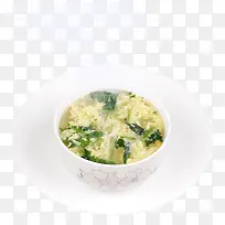 实物鲜虾紫菜蛋汤