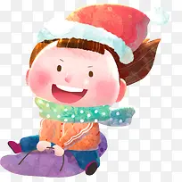 冬季冰雪滑雪图片