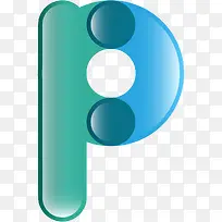 创意拼凑英文字母艺术字