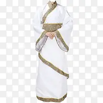 女士素白裙裾汉服