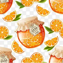 卡通新鲜多汁营养唯美甜橙橘子