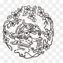 鸟图案