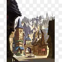 卡通建筑