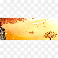 秋季背景海报