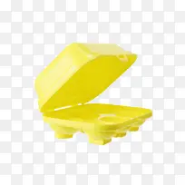 黄色塑料鸡蛋盒