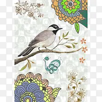 唯美花鸟