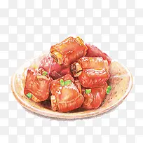 手绘排骨