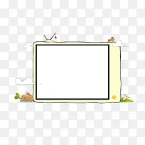卡通边框