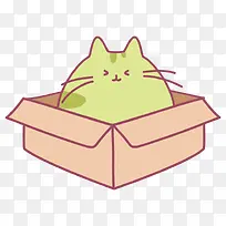 箱子里的猫咪