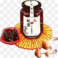 手绘调味酱