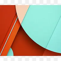 彩色几何体卡纸拼接海报背景