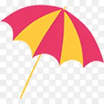 高清夏季手绘海报雨伞