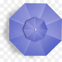 紫色双层遮阳伞