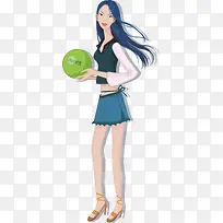 卡通女孩