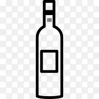 酒瓶外形图标