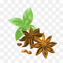 矢量食品调料香草料