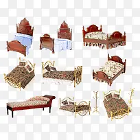 复古欧式床