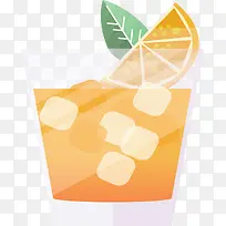 橘子瓣夏天的果汁